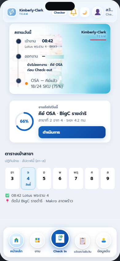 ระบบงานภาคสนามบนมือถือ KC
